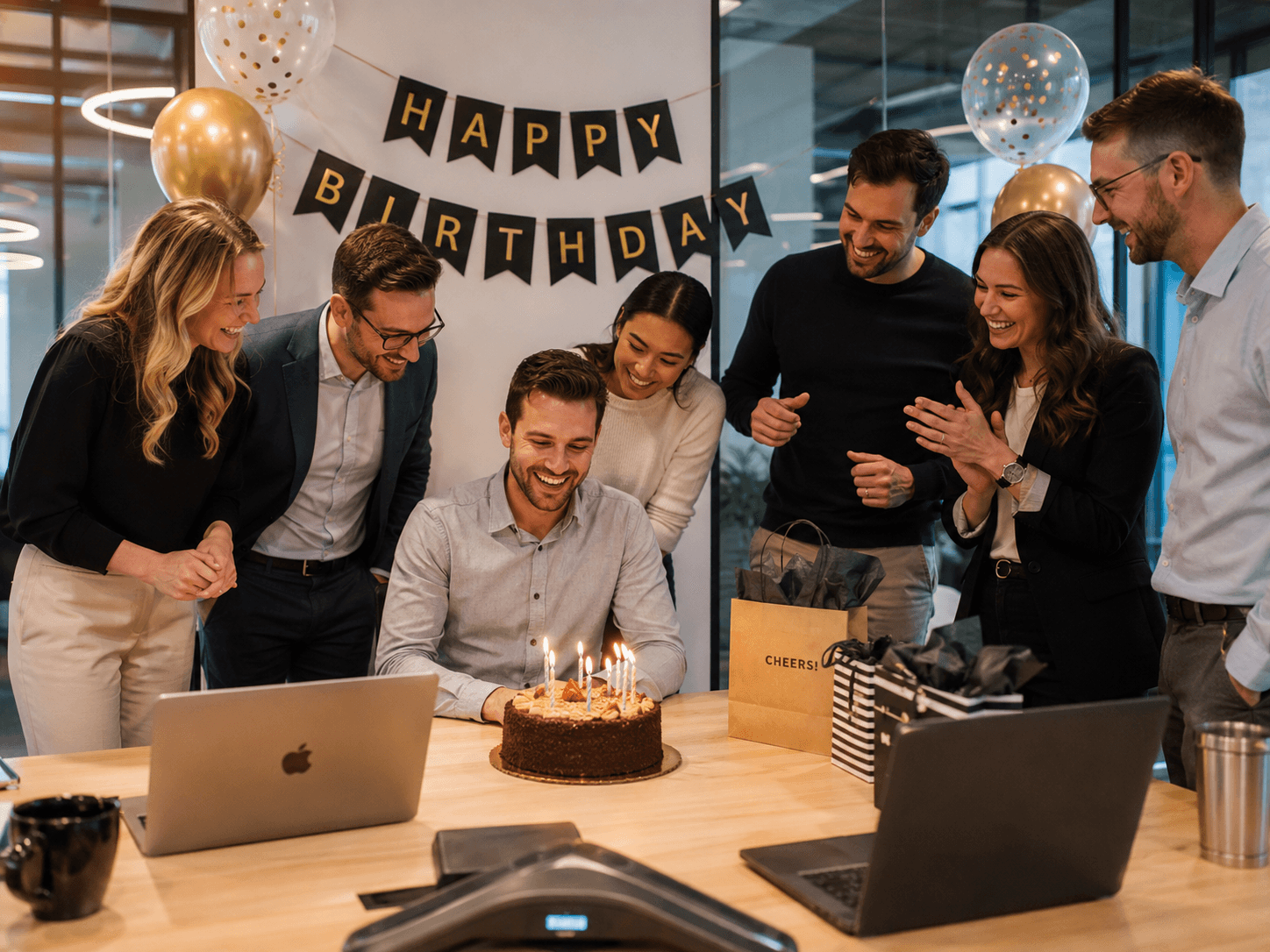 Evolve Edge leadership team at the office